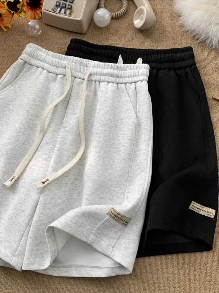 

Мужские свободные спортивные брюки American Style, летние повседневные джинсы для баскетбола, прямые брюки до колена, молодежные