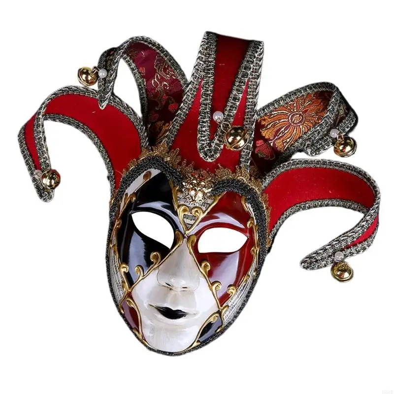 H58E Masquerade Mask voor vrouwen Men Carnivals, Halloween Mask Full Face Mask
