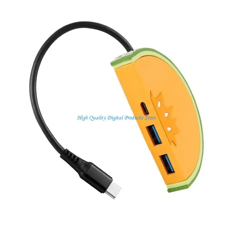 

U2JE TYPE C MALE TO 2X USB3.0+Тип C Женское настольное зарядное устройство адаптер