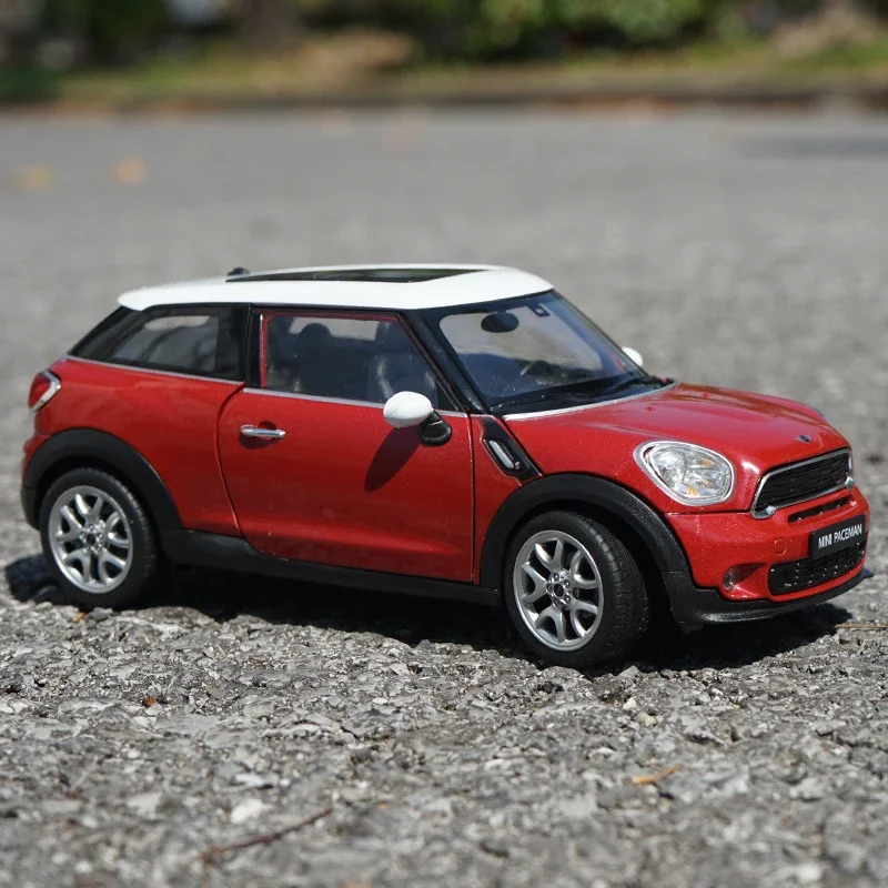 WELLY 1:24 BMW Mini Cooper S Paceman Classic Car Model Diecast Alloy Metal Toy High Simulation Collection Gift Children