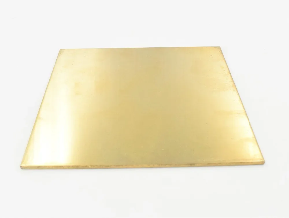 1 pcs Square Brass Plaque Plate 50 * 50mm 100 * 100mm