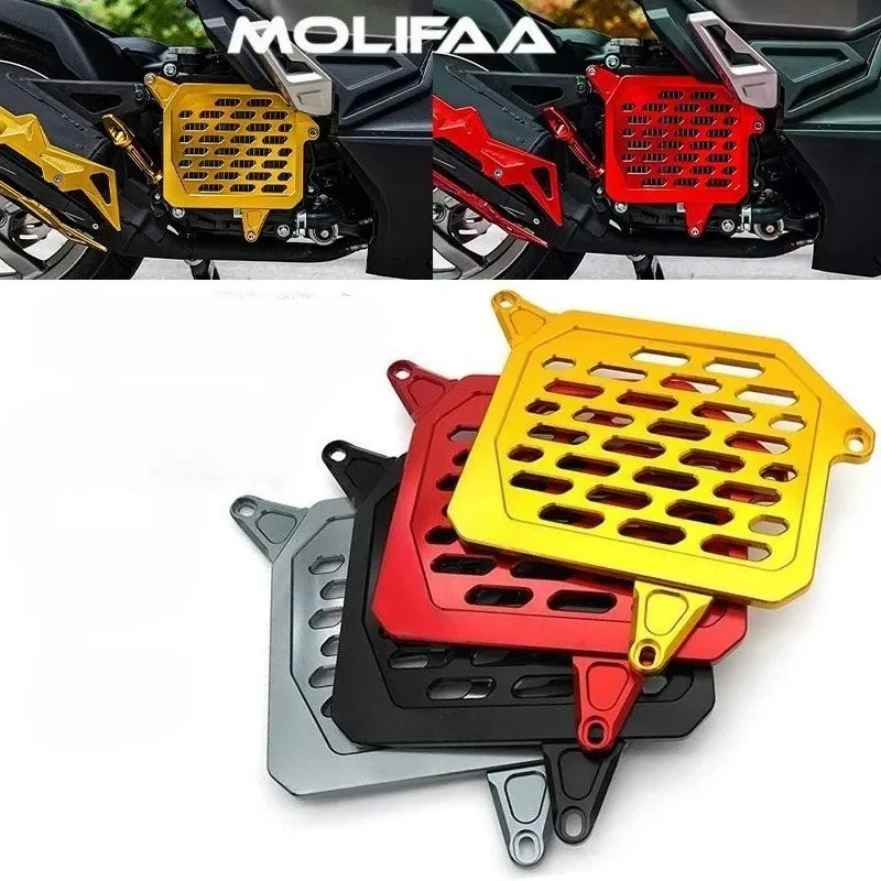 

Motorcycle CNC Aluminum Water Tank Cover For Sym Husky Adv 150 Radiators Guards Decoration Protection Net Accessories