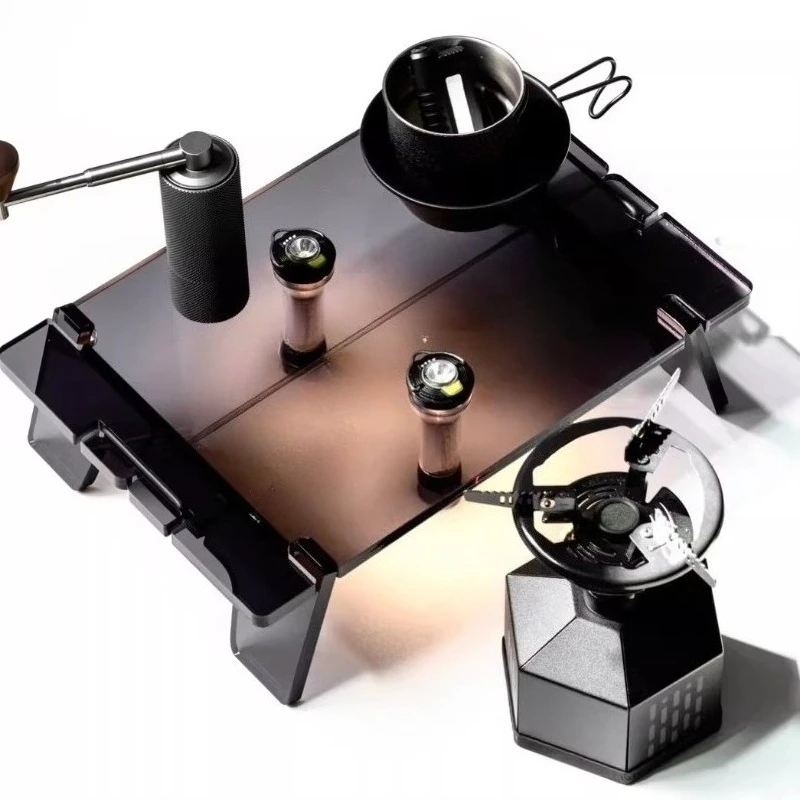 

Acrylic Camping Universal Table with Light Compatible Ambient Table