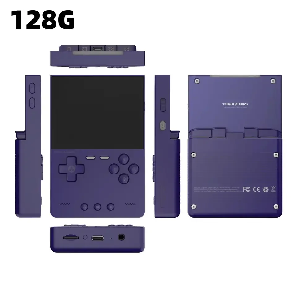 

TRIMUI BRICK Portable Mini Game Console Retro Linux System WiFi LED Lighting 3.2-inch IPS Screen Childhood 1024*768 Pixel Gift