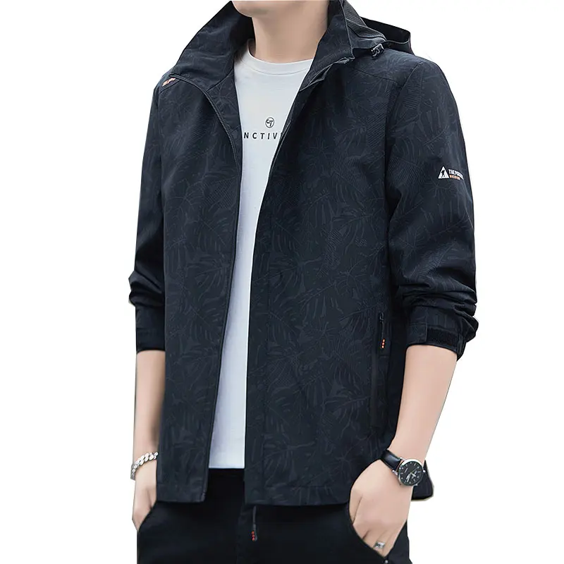 

Spring and Autumn Couple Models Rushing Jacket Men Outdoor Windproof Waterproof Casual Sports Mountaineering Jacket Men Tide Win