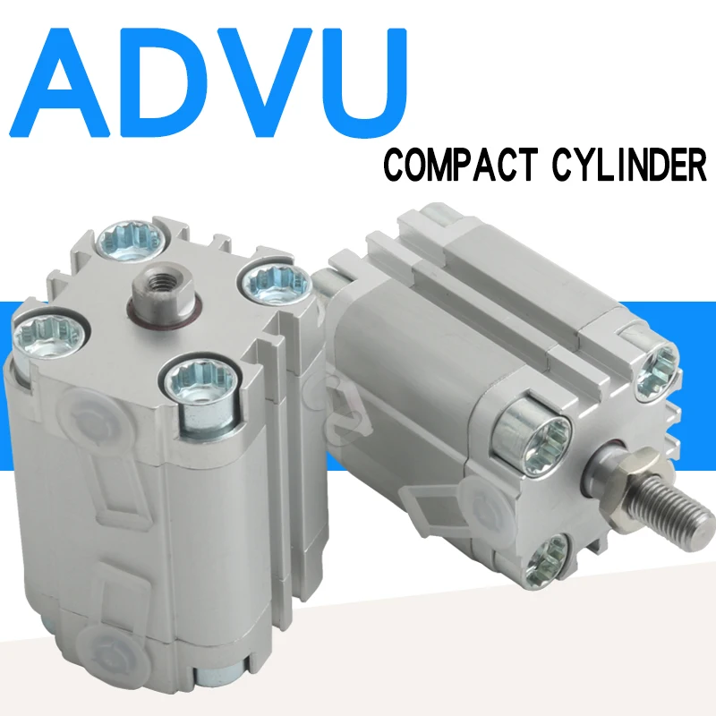 Compact cylinder ADVU-12-16-20-25-32-40-50-63-80-100-125-5-10-15-30-35-45-60-65-70-75-85-90-95-P-A-P-A-S6