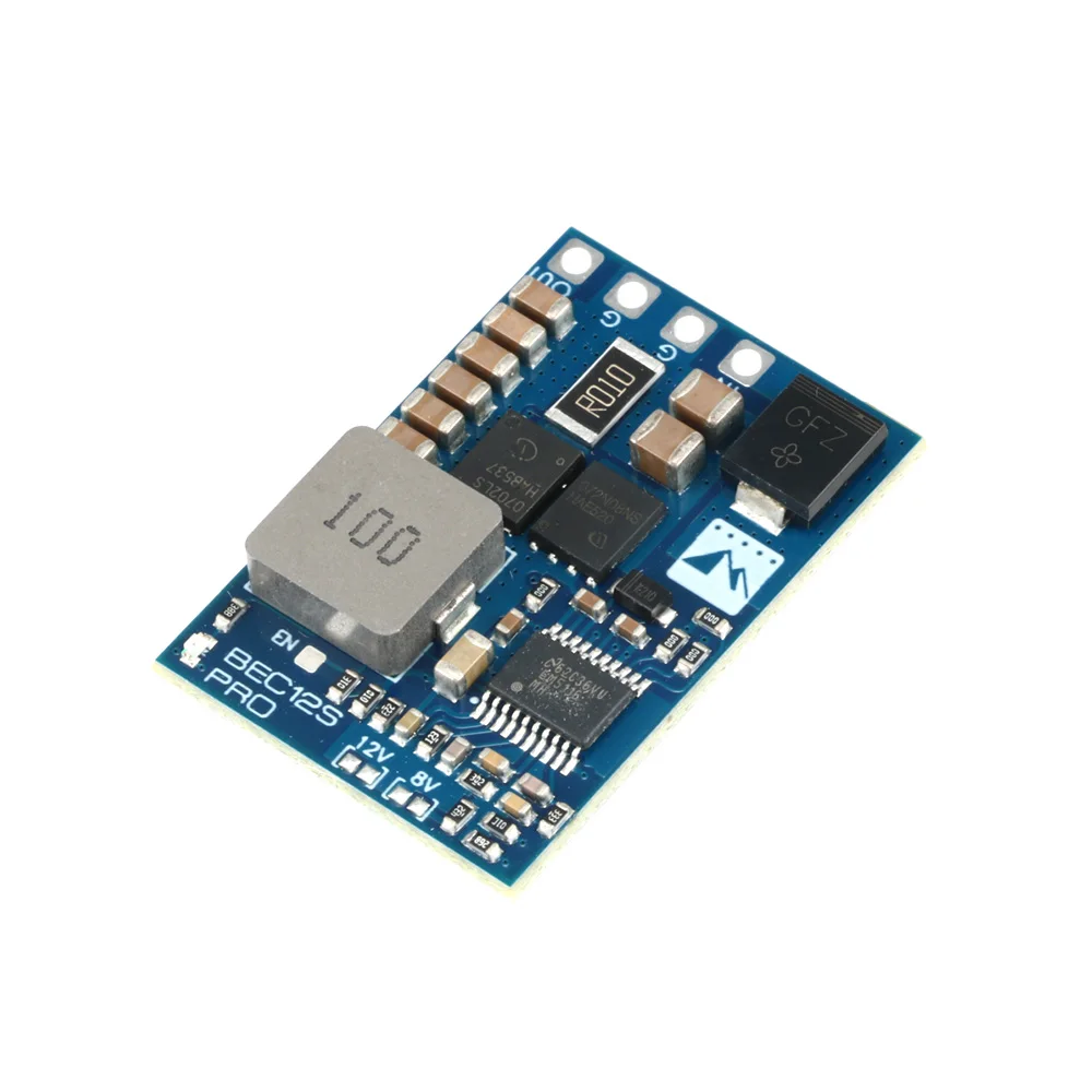 MATEK BEC12S-PRO 9-55V TO 5V/8V/12V-5A Voltage Regulator BEC Power Module Overcurrent Protection Self-recovery for RC FPV Drone