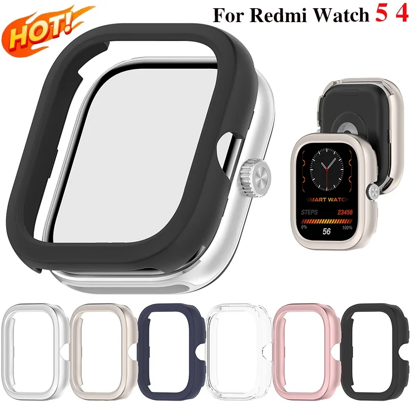 

Для Redmi Watch 5/4, полый защитный чехол, прочный материал ПК, чехол для часов, декоративная защита для Redmi Watch 5