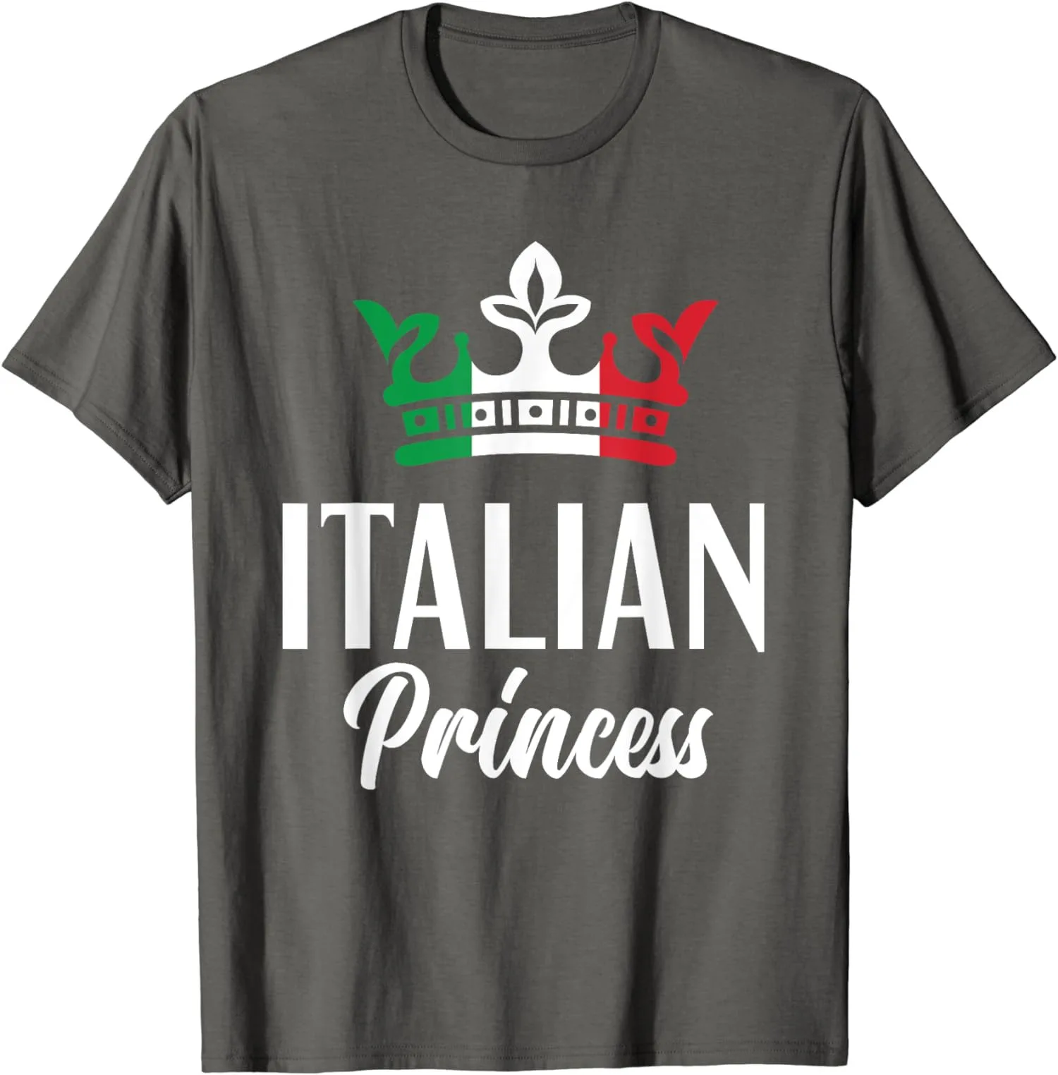 

Italian Princess Proud Italian Girl Italy Flag Italia Unisex T-Shirt