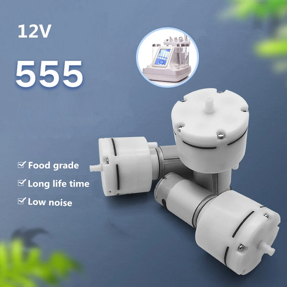 

1PCS For Fish Tank Air Compressor Separator Dishwasher 555 Vacuum Air Pump DC 12V 12 L/Min Suction And Oxygen Increase Pump