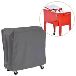 Waterproof Outdoor Cooler Cart Cover, UV Coating, Protect Your 80 Quart Rolling Cooler from Rain, Sunlight, and Dust