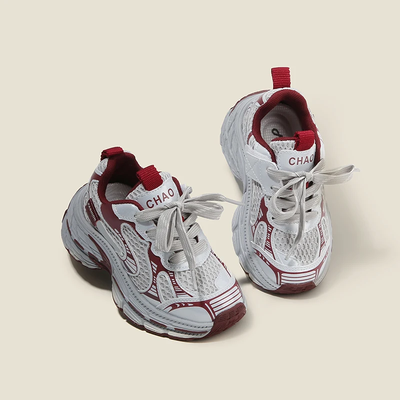 

Детская спортивная модная обувь для девочек, новые весенне-осенние одиночные туфли, маленькие детские сетчатые туфли для отдыха