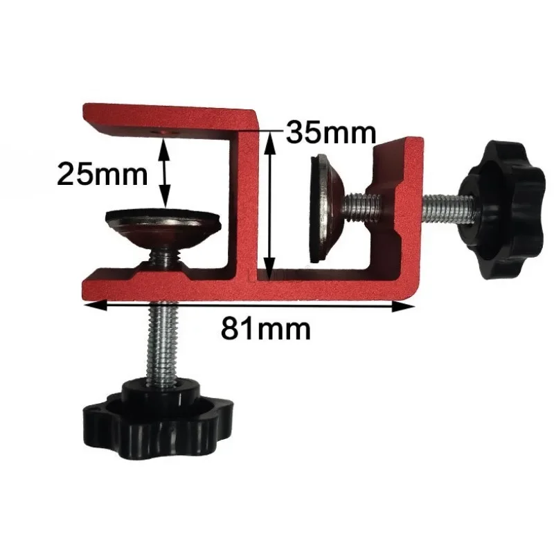 Imagem -06 - Carpintaria Clamp Wardrobe Encerramento Scriber Fechando Placa Clamp Fechando Tira Liga de Alumínio Madeira Instalação Tool 025 mm