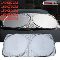 Pare-soleil universel pour fenêtre de voiture avant et arrière, protection UV, anti-neige, glace, pare-soleil, visière, couverture de pare-brise automatique