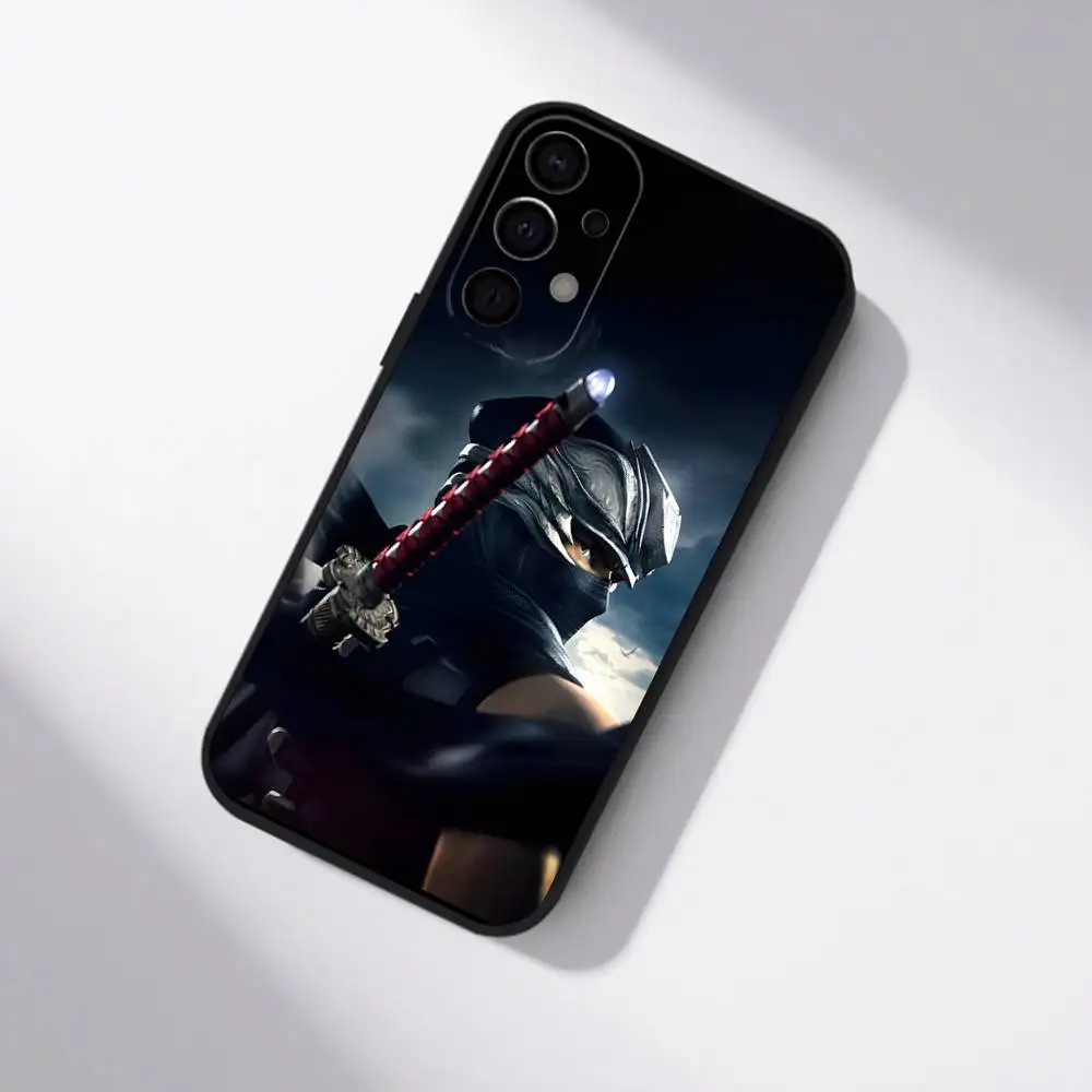 حافظة هاتف N-Ninja Gaiden NG4 لهاتف سامسونج S25، S24، S21، S22، S23، S30، Ultra، S20، Plus، Fe، Lite، 5G غطاء أسود
