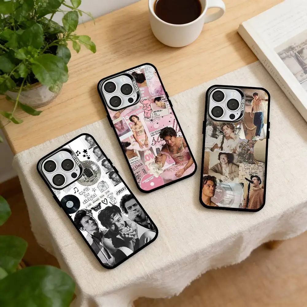

H-HaRRy Music Styles Phone Case For iPhone 17,16,15,14,13,12,11 Plus,Pro Max,XS,Colorful Silver Black Cover