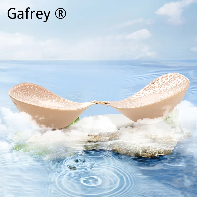 Breast Bra 5cm Thick Adhesive Padded Bra Invisible Breast Stickers for Small Breasts Lift Up Adhesive Pads Chest Pasties