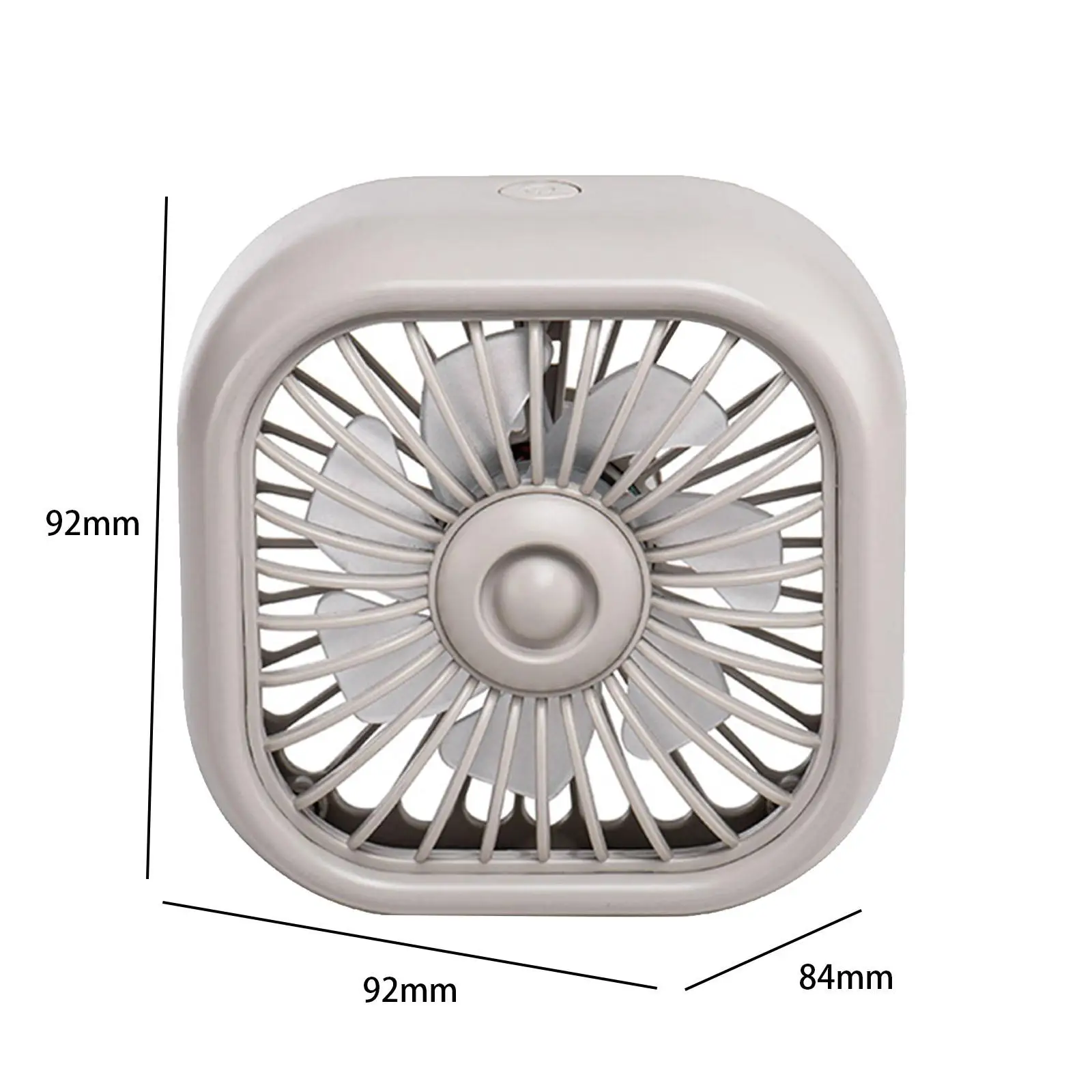 พัดลมรถยนต์ขนาดเล็กพัดลม USB ขับเคลื่อนรถยนต์มี7ไฟสีสันสดใสแบบพกพาขนาดเล็กพัดลมพัดลมทำความเย็นสำหรับรถบรรทุกรถยนต์ SUV RV