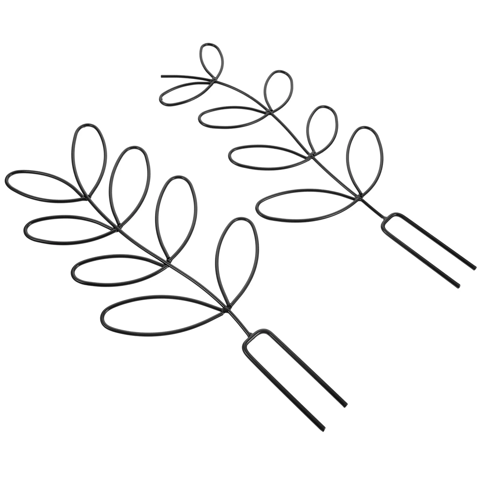 

2 шт. металлические опоры для вьющихся растений, прочные садовые решетки-подставки для цветов, томатов и других вьющихся растений