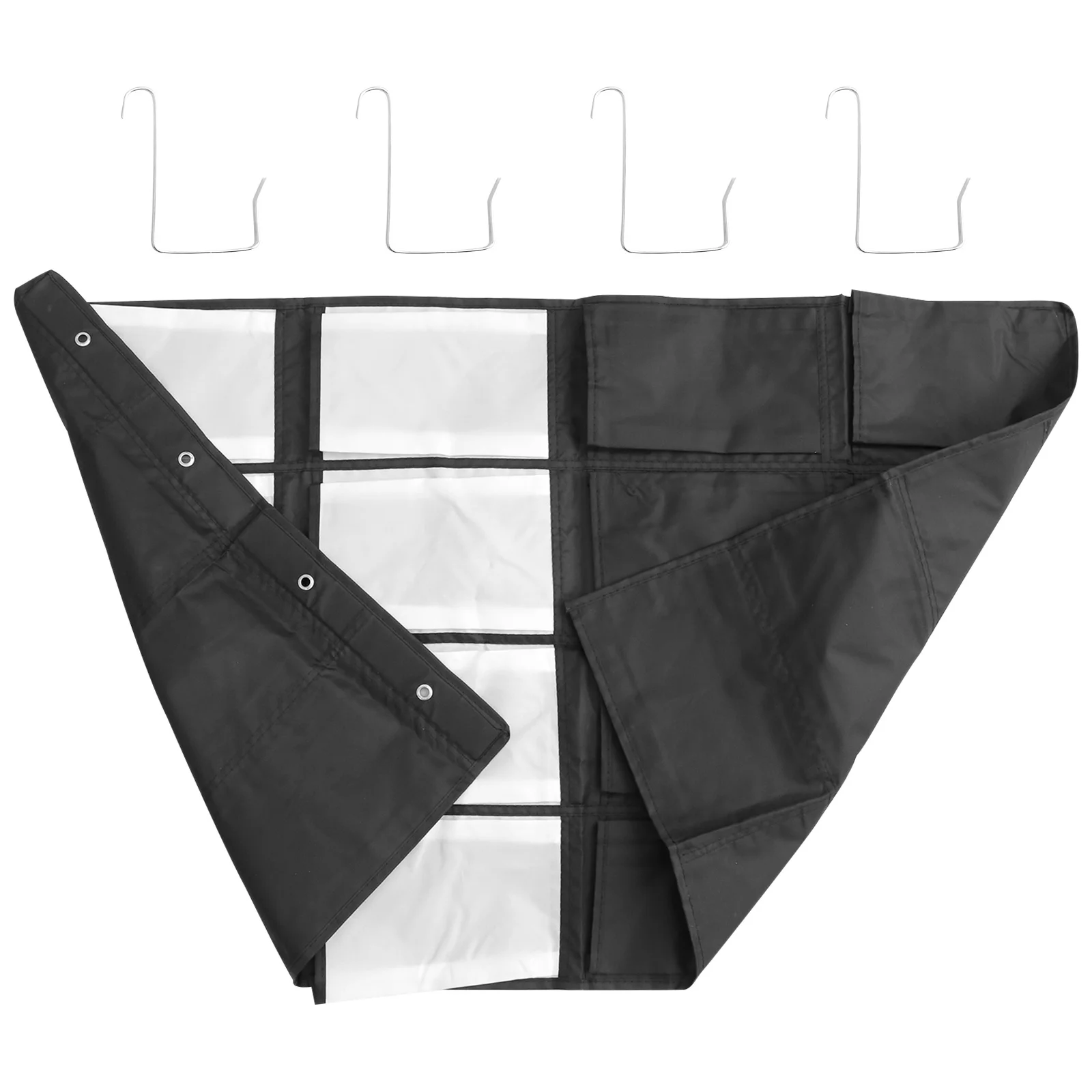 1 قطعة حقيبة للحمل متعددة الجيوب 16-شبكة البوليستر النثرية حقيبة التخزين ل جدار الباب السرير أريكة كرسي مسند الذراع التخزين المنظم