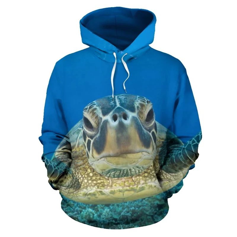 

Y2k Hoodies Fashion 3D Turtle Printed Hoodies For Men Funny Animal Graphic Sweatshirt Men Adult Pop Streetwear Kids Hoodie Tops