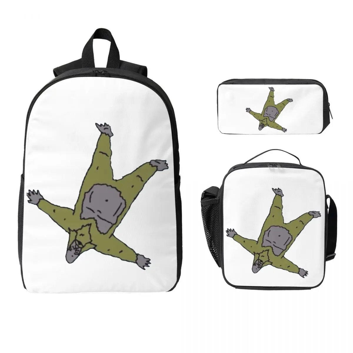 

Big Lez Show Donny Backpack Student Boys Girls BookBag School Bag Computer Shoulder Bags 3ps Insulated Lunch Bag Pencil Case