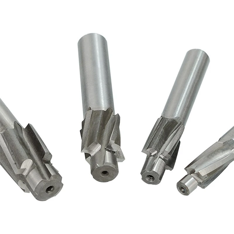 Guide Slotted Countersunk Die M3-M12 Milling Cutter 7 Pieces Of 4-Tooth High-Speed Steel Milling Cutter Spare Parts Accessories