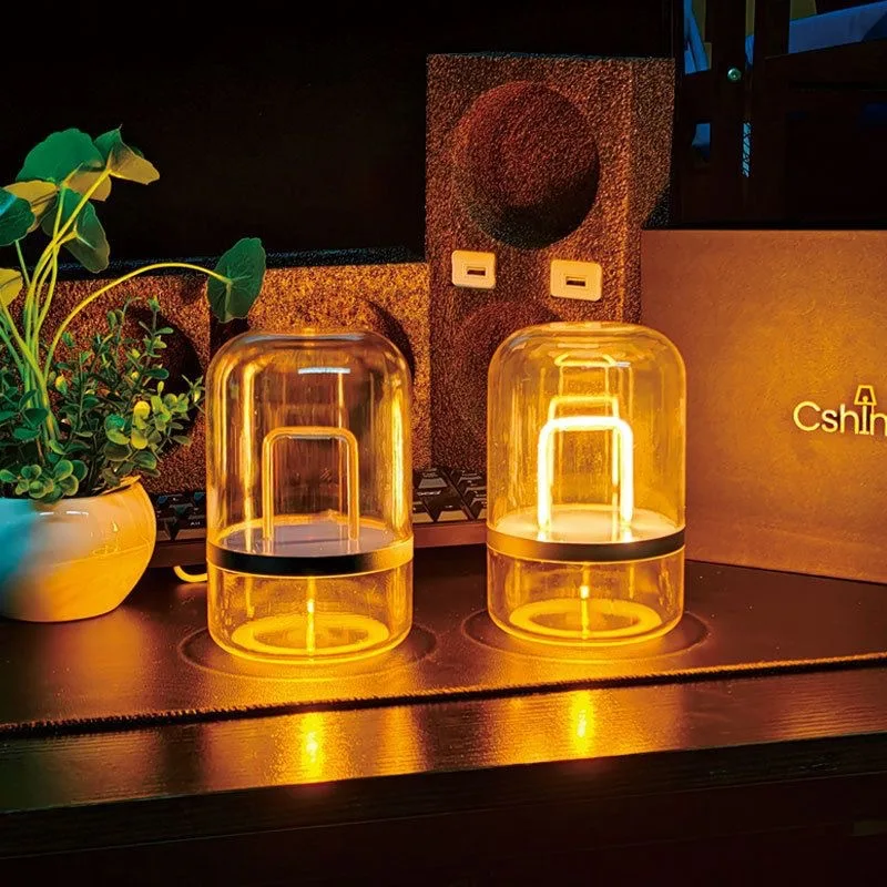 

Smart desk lamp double induction couple lamp bedroom long-distance gift