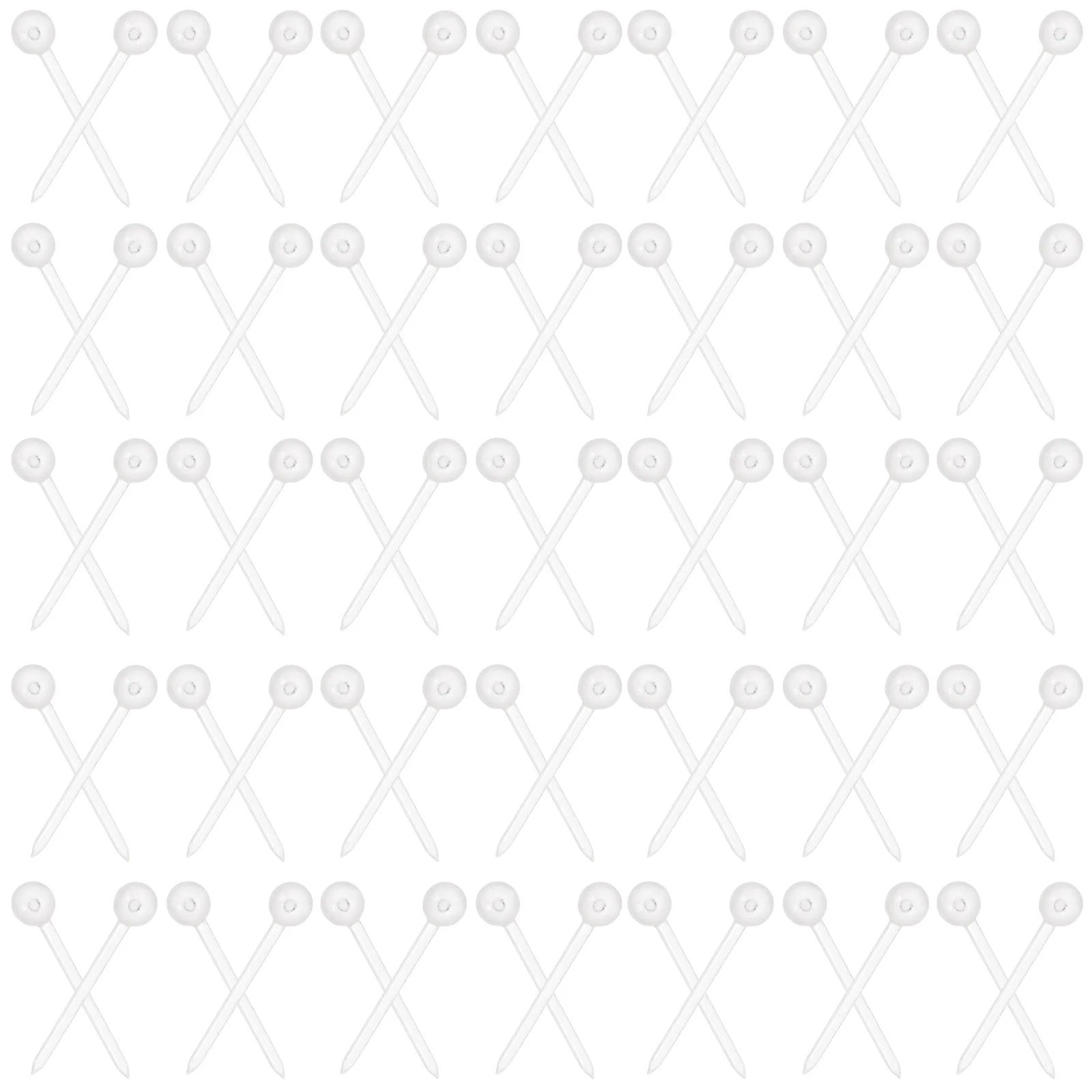 

1000Pcs Round Head Foam Ball Pins Transparent Craft Pins for Xmas Decorations Handicraft Accessory Sequin Tacks