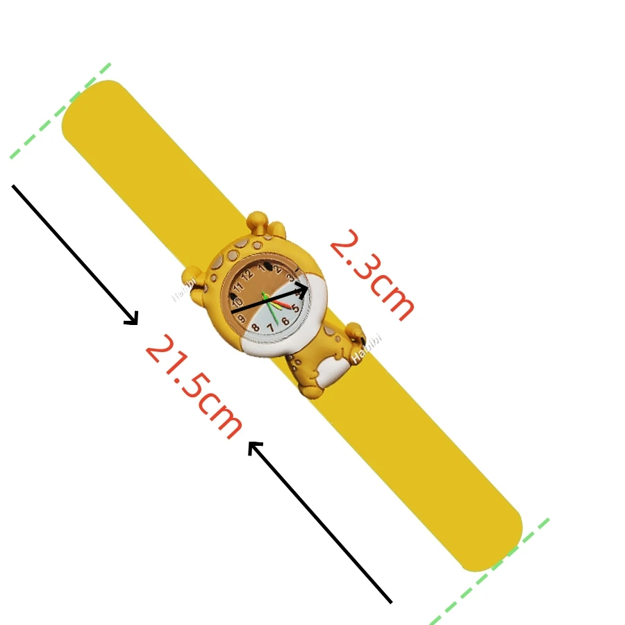 Boys Girls Watches Children Kindergarten Party Gift Baby Toy Digital Wristwatch Slap Bracelet Cartoon Kids Watches Clock