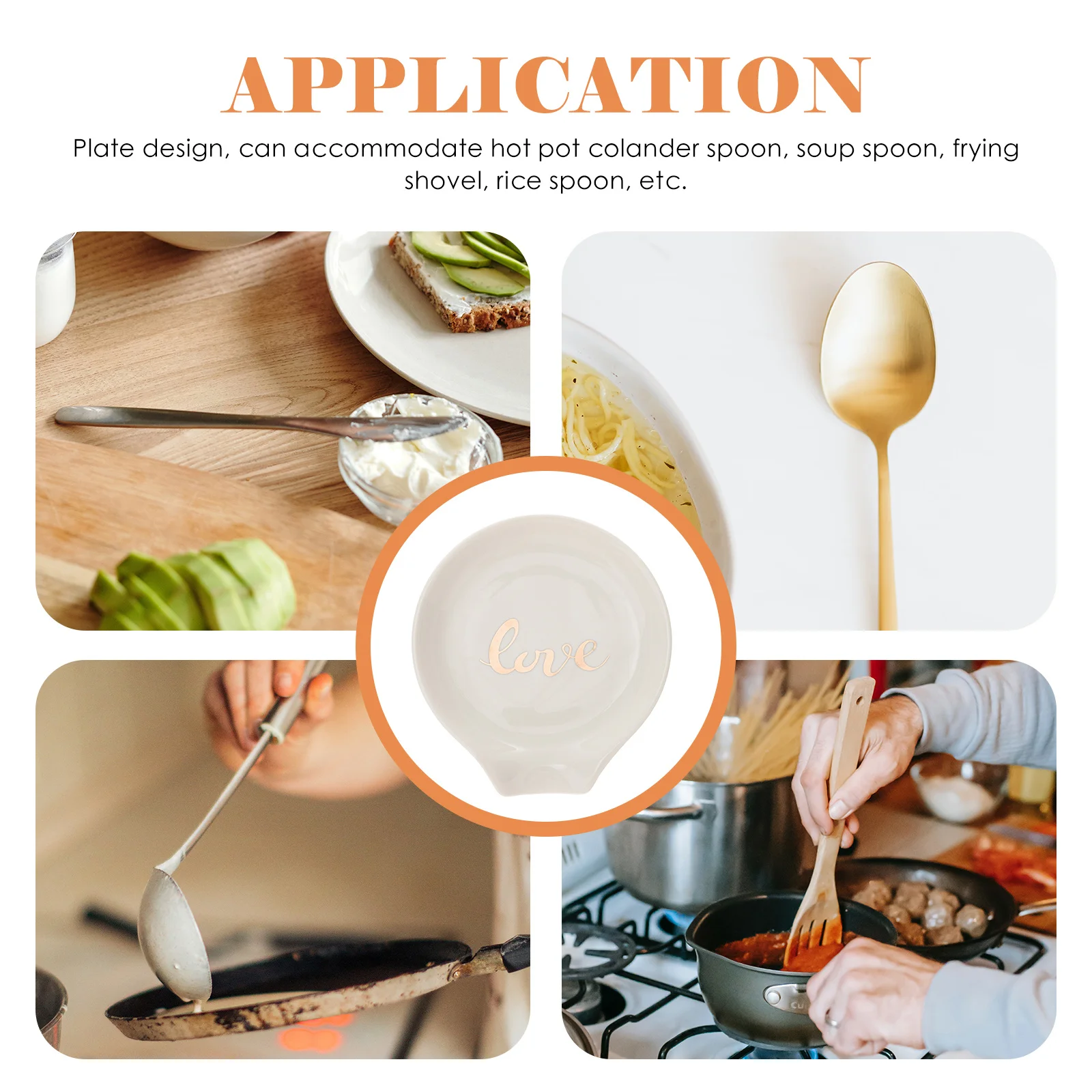 

Spoon Storage Holder Ceramic Tray Exquisite Design Kitchen Decor Unique Creative Tableware Accessory Ceramic Spoon Stand