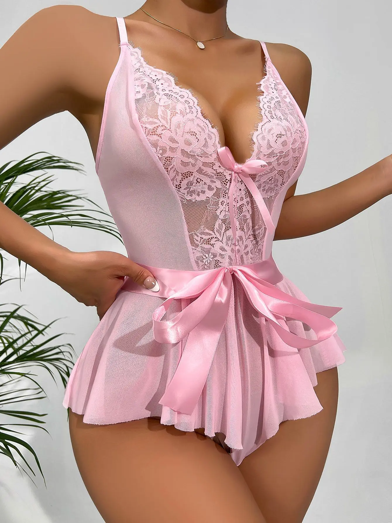 Women Pajamas Sleepwear Lace Pajama Set S-XL Sexy Pajamas Ladies Underwear Comfortable Casual Summer