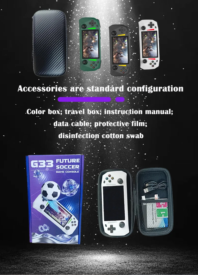 Retro Handheld Game Console Portable Arcade Gaming Player_voghion.com