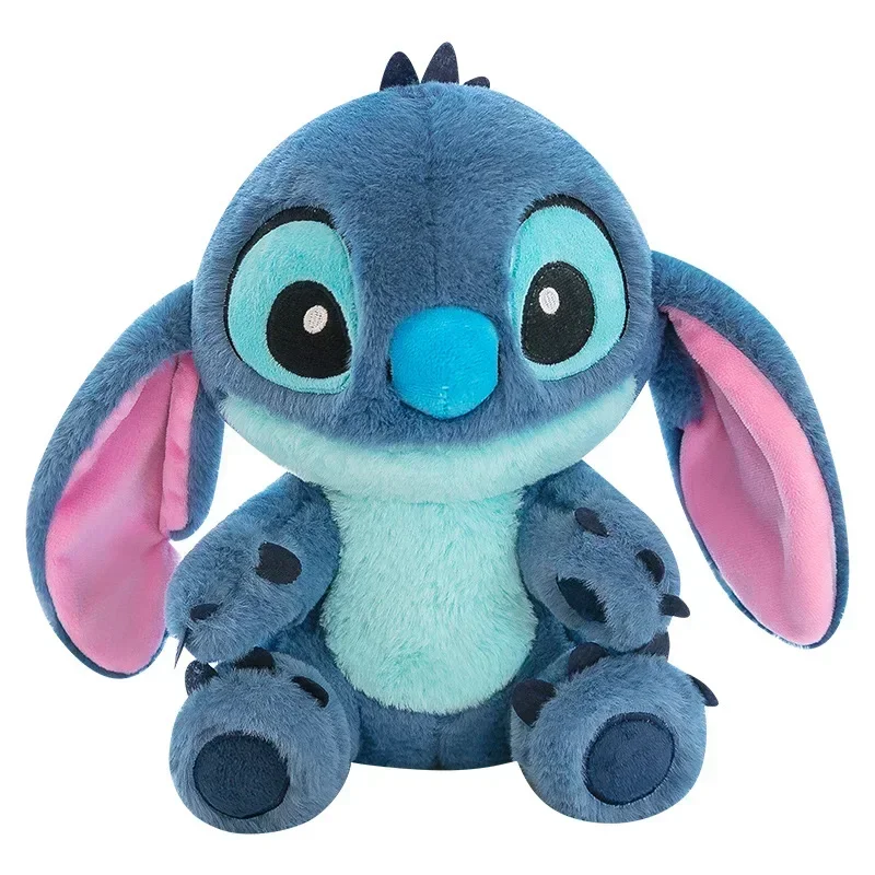 Disney Lilo & Stitch Plush Toy Doll Sitting Stitch Stuffed Soft Toy Car Pillow Comforting Toy Kids Xmas Birthday Gift