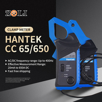 AC/DC Current Clamp Meter Hantek Oscilloscopes CC65 CC650 AC/DC 20KHz 400Hz Bandwidth 1mV/10mA 65A/650A with BNC plug