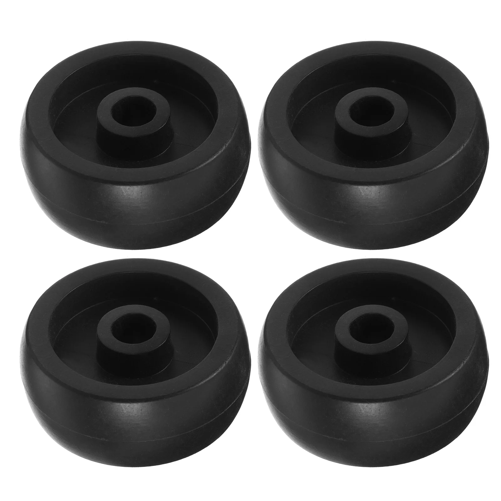 

4Pcs Fitness Equipment Roller Heavy Duty Plastic Wheel Universal Caster for Gym Exercise Bike Treadmill Replacement