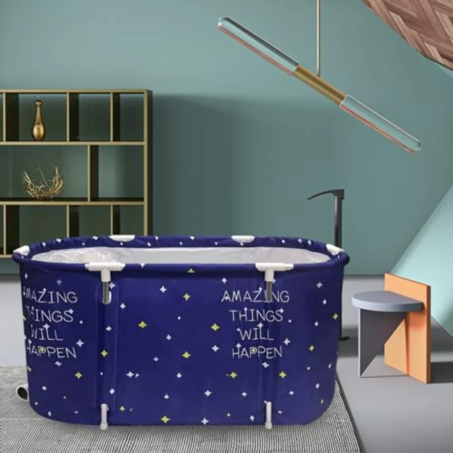 

Ice Bath Tub for Adults Large Portable Bathtub for Adult Folding Japanese Soaking Bath Tub Fit for Cold Warm Spa Indoor Outdoor