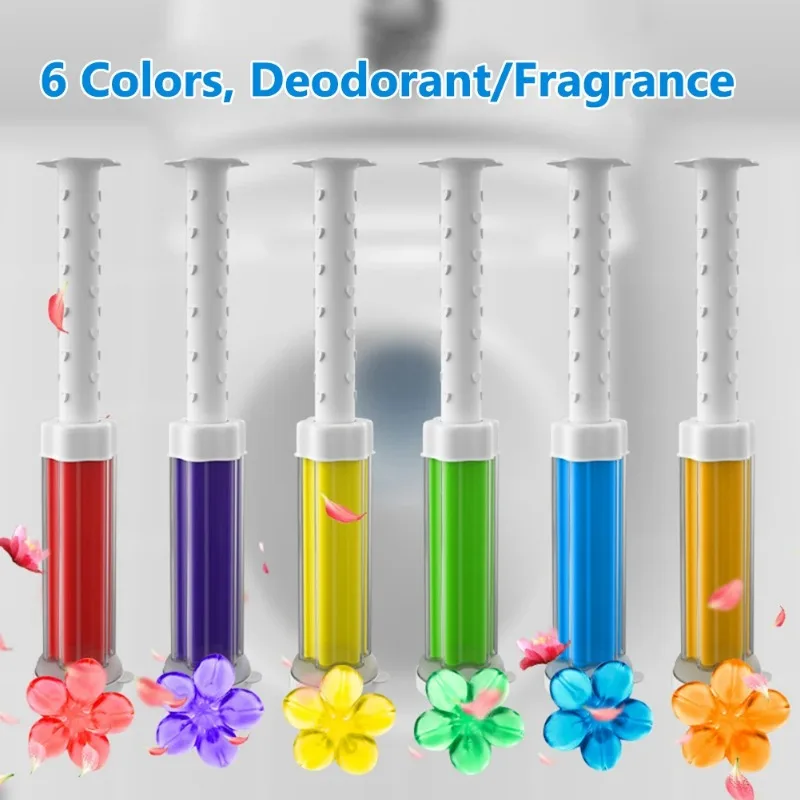 1Pcs Flower Toilet Cleaner Gel Syringe Aromatic Drain Toilet Cleaning Products Air Freshener Remove Odors Home Bathroom Tools