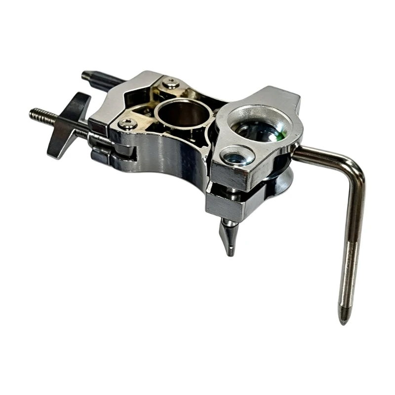Metal Cowbell Holder Drum Stand Extension Clip Connecting Bracket Clamp Drum Hardware Replacement Parts Enduring