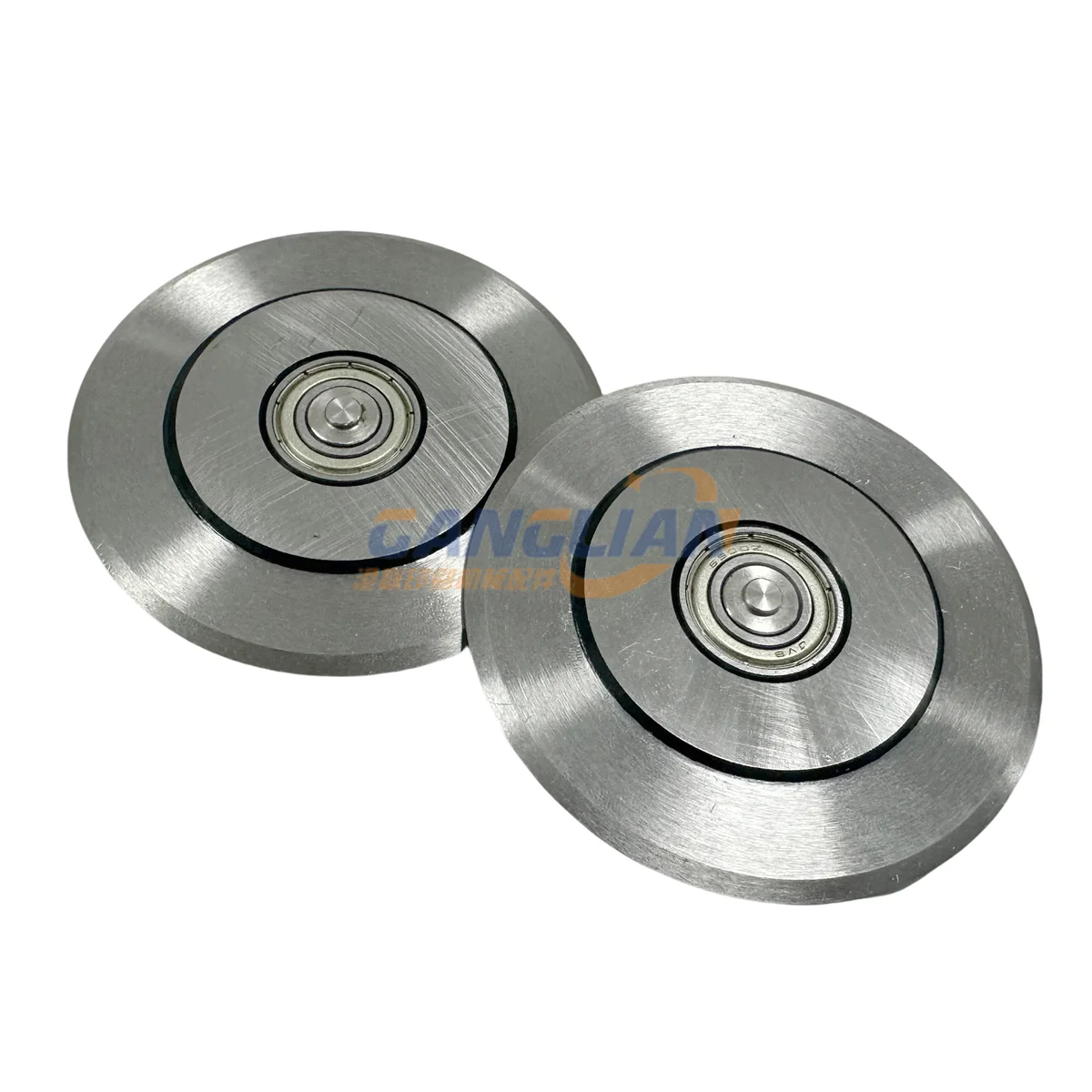 2Pcs Slitting Pneumatic Round Blade with Bearing 76x22 3/6mm Slitting Machine Cutting Tools 9Crsi D2 HSS