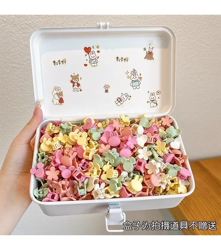 25 قطعة دبوس شعر لطيف اللون أنثى الجبين الأميرة رئيس انتزاع كليب الانفجارات كليب دبوس شعر صغير صغير كسر الشعر القبعات