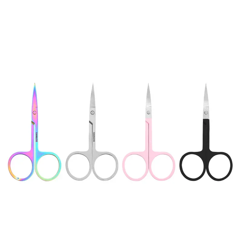 Mini Scissors Stainless Steel Eyebrow Scissor Trimmer Facial Hair Remover Manicure Scissor  Tailor Sewing Scissors