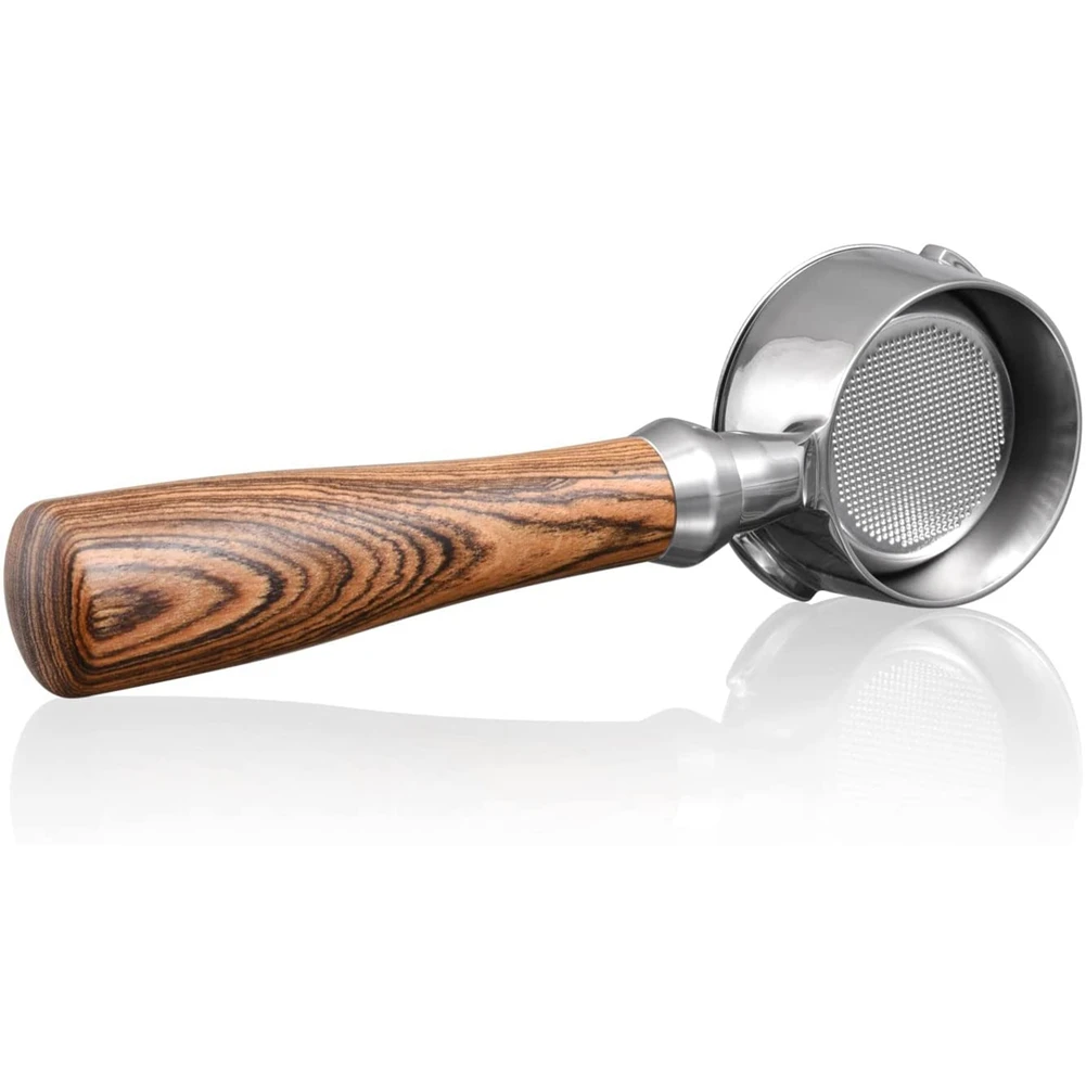 Bottomless Portafilter for Gaggia 58mm, Bottomless Portafilter with 2 Cup Filter Basket