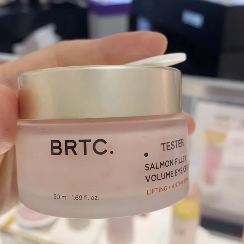 Original Korea BRTC Eye Cream Gold Salmon Egg Firming Cream 50ML Moisturizing Firming Reducing Fine Lines Reduces Dark Circles