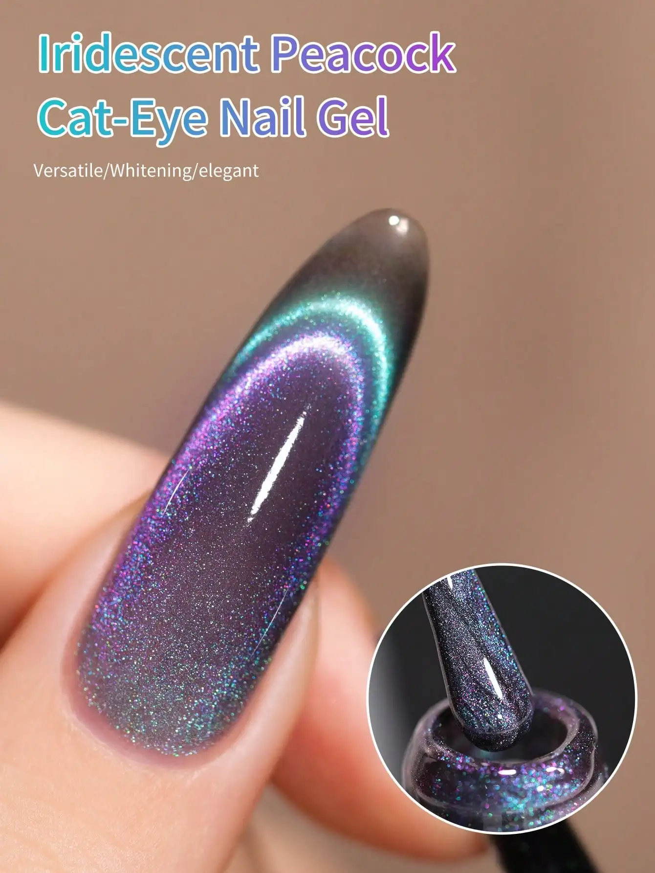 XEIJAYI 2 個キャットアイジェルネイルポリッシュグリッタースパンコールマニキュア取り外し可能な UV ポリッシュネイルアートネイルアートデザインに最適