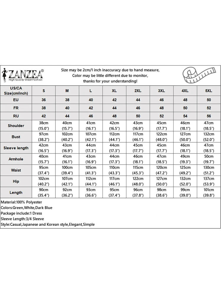 ZANZEA 2025 Women Elegant Office OL Dresses Summer Mini Dress Fashion 3/4 Sleeve Casual Lace Sundress Solid Color Short Robe