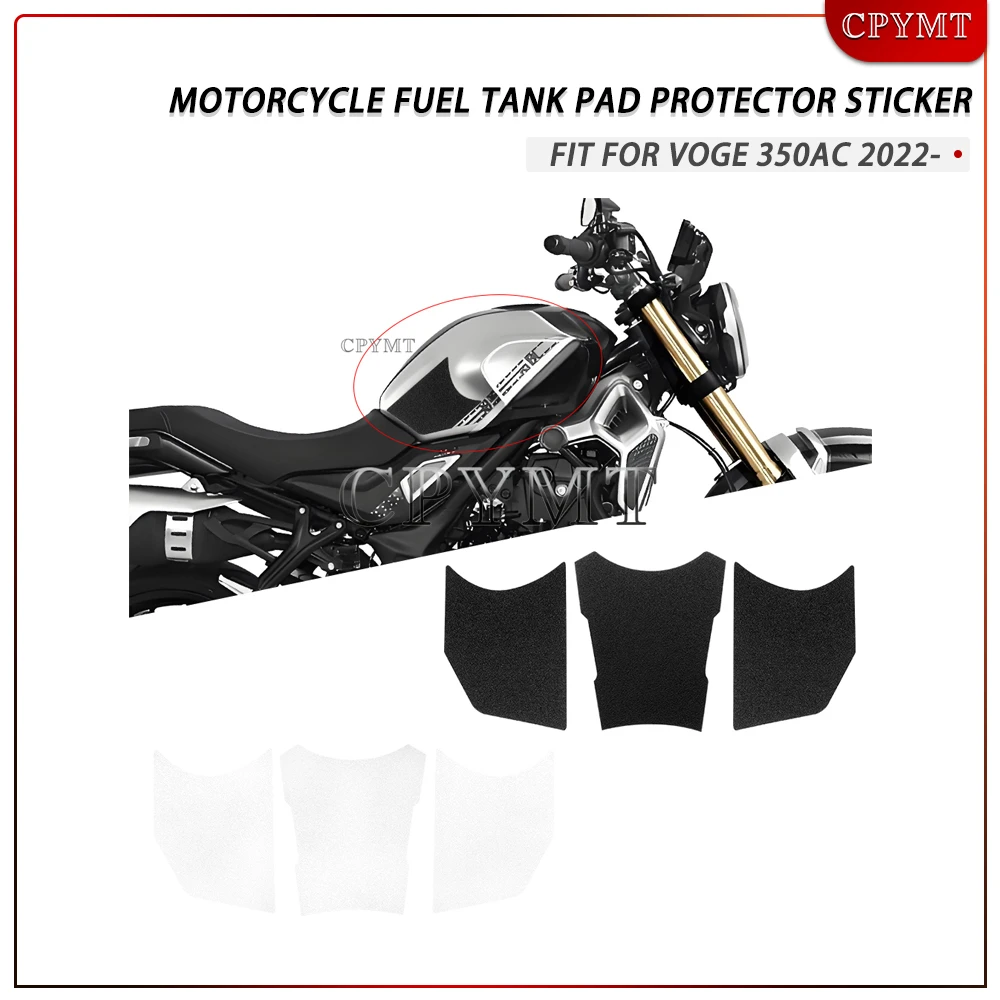 

Motorcycle side decal fuel tank pad protector sticker knee grip Frosted antiskid kit decoration fit For Voge 350AC VOGE 350 AC