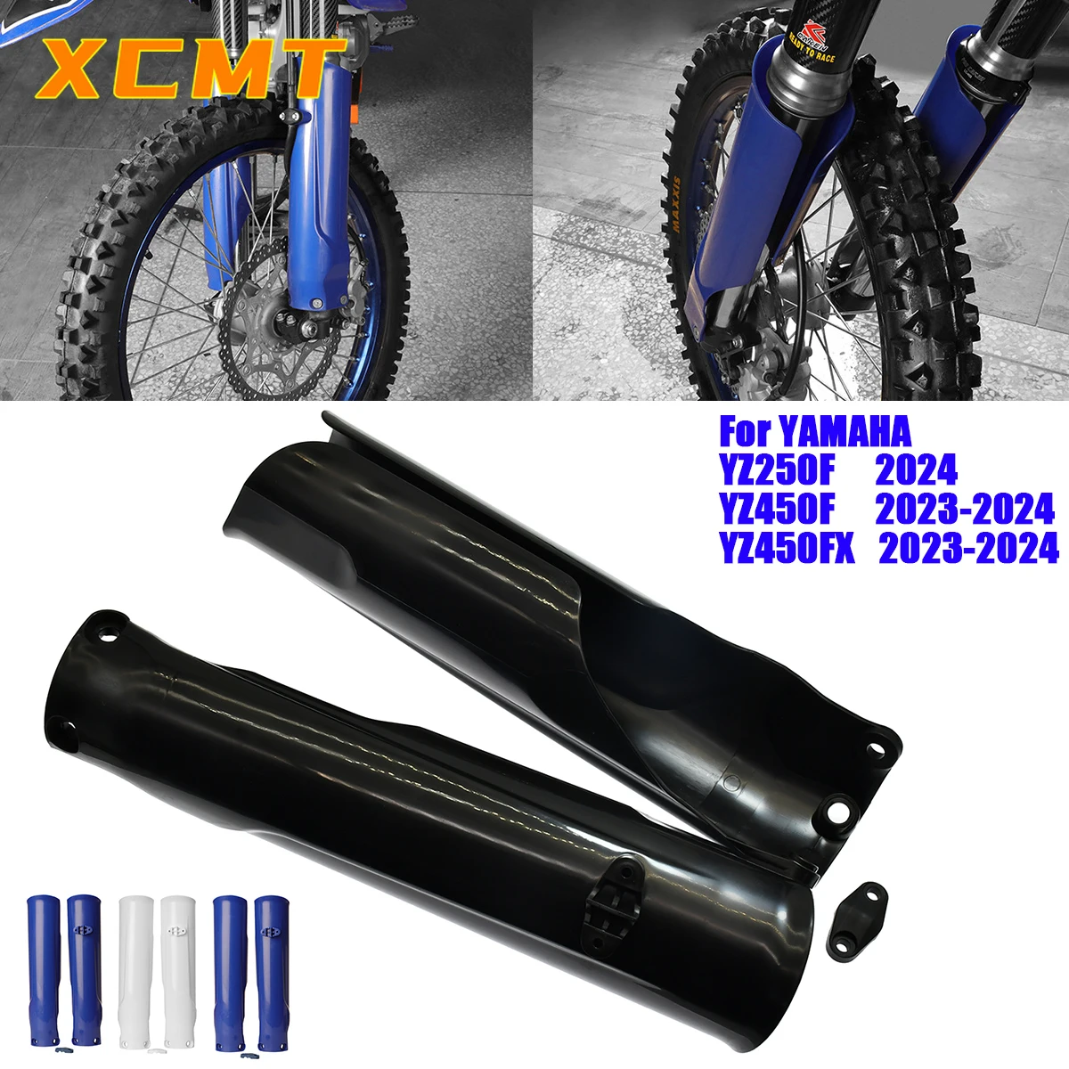 

NEW 2024 For YAMAHA YZ250F YZ450F YZ450FX 4-Stroke YZ 250F 450F Fork Cover Shock Absorber Guard Protector Motorcycle Parts