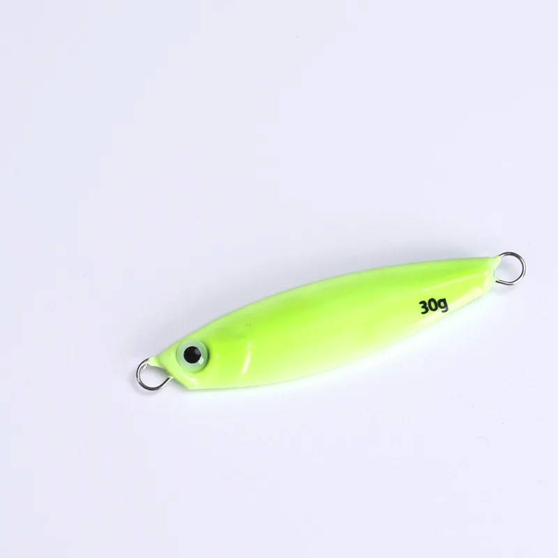 AS Glow Jig Shore Cast Spoon Fast Jig Luminous Vertical Speed Sinking Pesca Metal Jigging Artificial Bait Sea Lure Angler