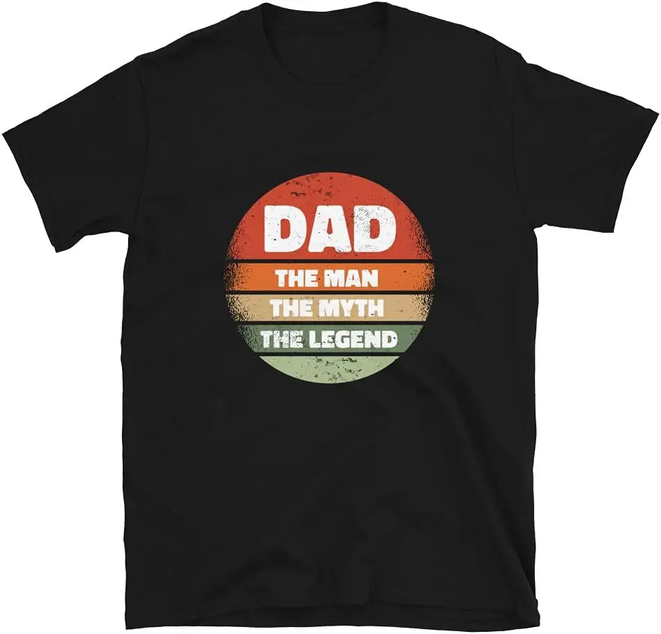 Dad, man, legend Anime Graphic T-shirts for Men Clothing Women Short Sleeve Tees Vintage High Quality 100%Cotton